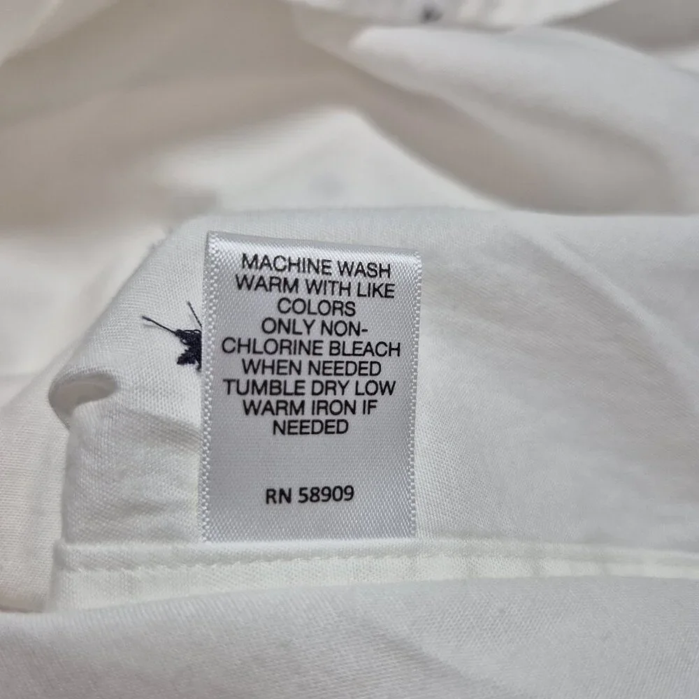 Daniel Cremieux Men's Shirt Size L White Stars United Collection Button Up (57) - Picture 10 of 11